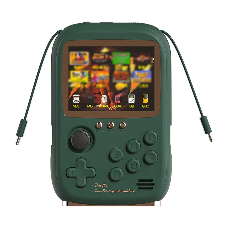 DY19 Mini Game Power Bank | Portable Retro Handheld Game Console | 6000mAh Capacity | 3.2 Inch Soft Light Color Screen | Includes 10000+ Games