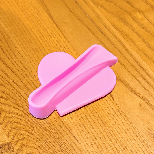 Flexible TPU Heart Lipstick Clip – Anti-Slip Reusable Holder for Lip Balm & Phone Case, Eco-Friendly Skin-Safe Jewelry Gift