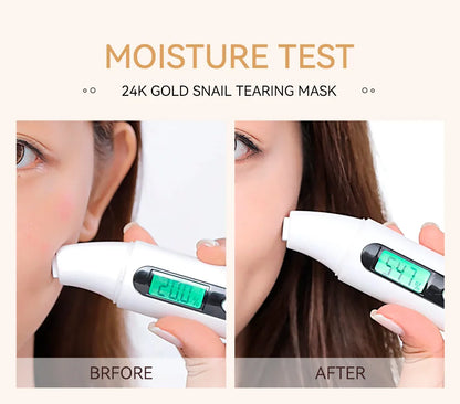 LAIKOU 24K Gold Sakura Peel-Off Face Mask – Anti-Wrinkle, Whitening & Blackhead Removal Skincare
