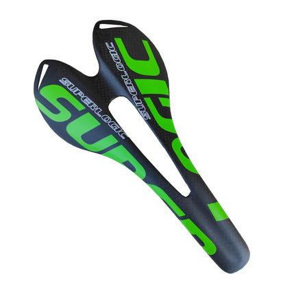 Superlogic 3K Full Carbon Fiber Bike Saddle - Lightweight Road & MTB Seat 275×143mm