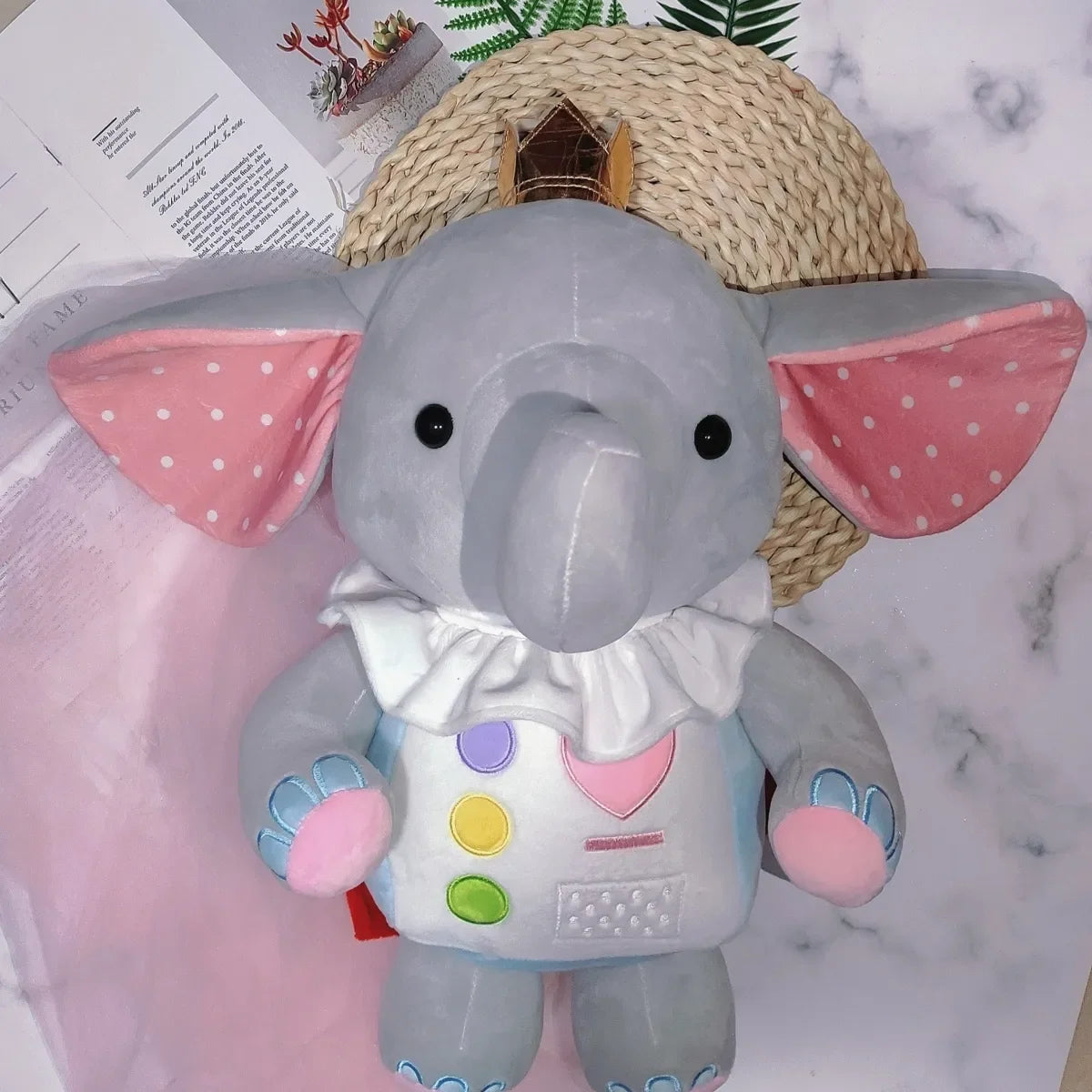 It Takes Two Cody Elephant Plush Doll – 22cm/45cm Soft Cartoon Stuffed Toy, Game-Inspired Gift for Children