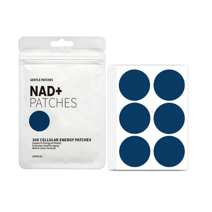 NAD+ Body Care Patches - Breathable, Skin-Friendly Daily Wellness Patches for Men & Women at Home, Work or Travel