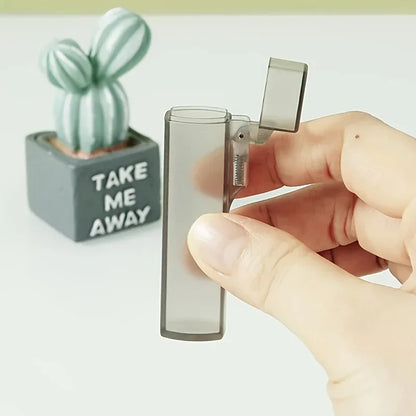 Portable Toothpick & Floss Holder – Compact Transparent Storage Box for Home, Travel, Restaurant & Camping