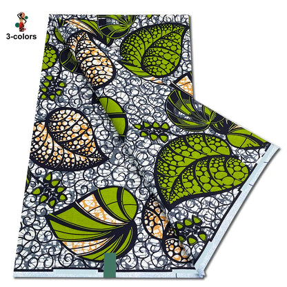 2026 Original African Wax Print Fabric - 100% Cotton Nigerian Ankara Batik Soft Pagne Material