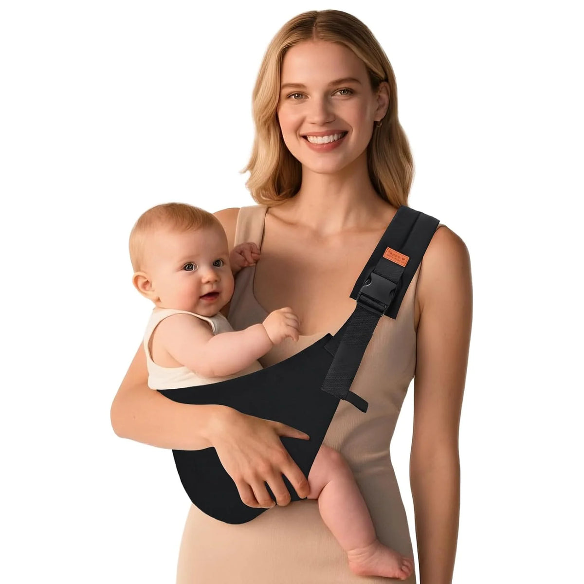 Baby and Toddler Ring Sling Carrier - Soft, Anti-Slip Multifunctional Wrap for Comfortable Outdoor Carrying