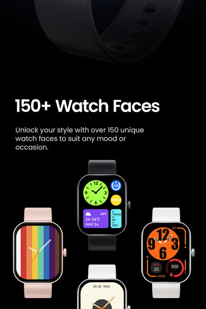 HAYLOU Watch S6 Smartwatch — 2.01" HD Display, Bluetooth Voice Calls, IP68 Waterproof Fitness Tracker