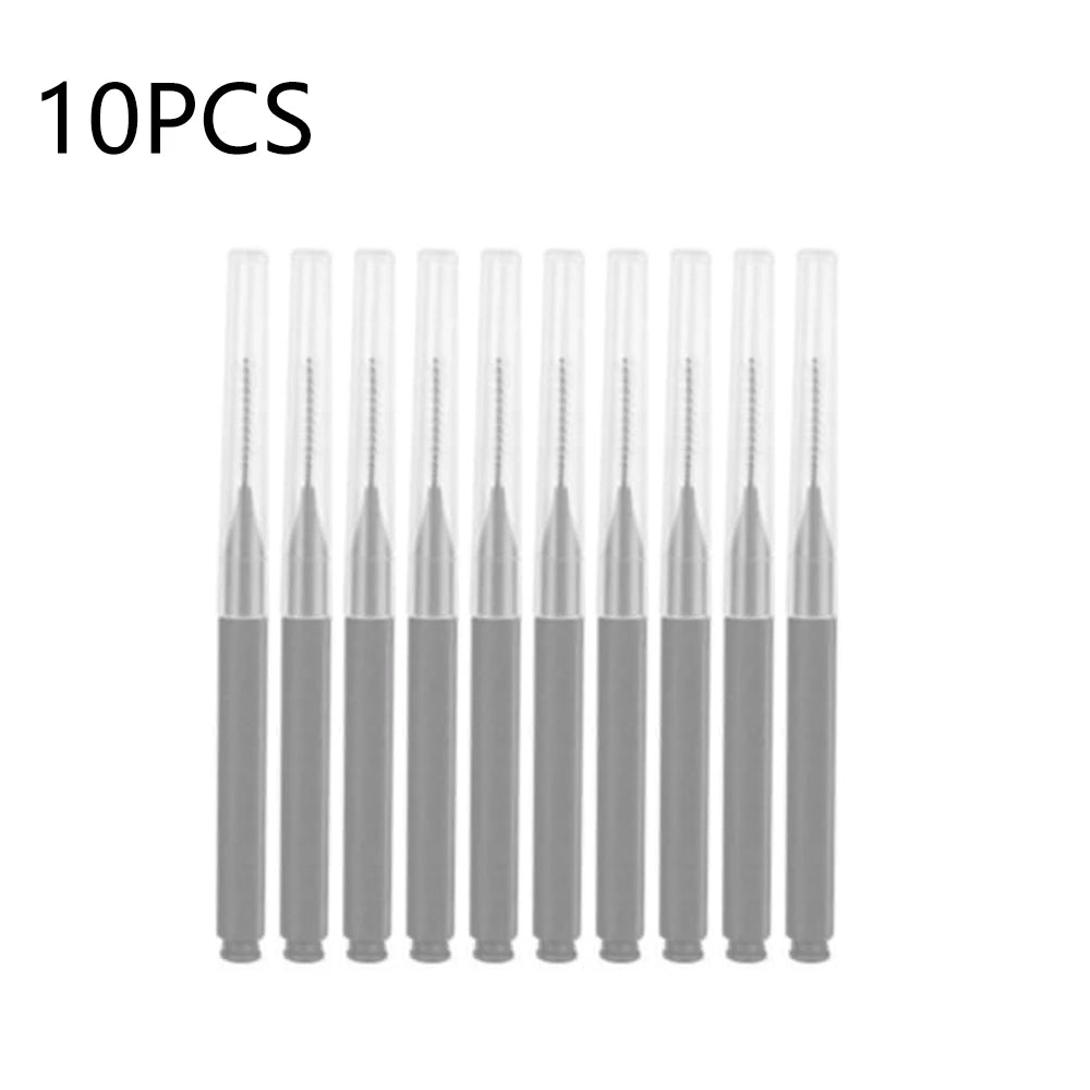 10/20/50PCS Mini Eyebrow & Lash Brushes – Disposable Bendable Brow Perm & Micro Eyelash Applicator Tools