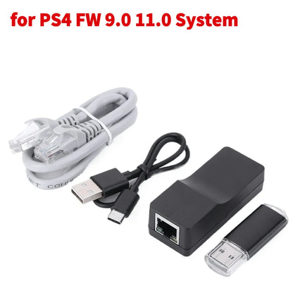 One-Key JB Tool Mod Kit – USB Dongle & Type-C Cable Adapter for PS4 FW 9.0-11.0 System