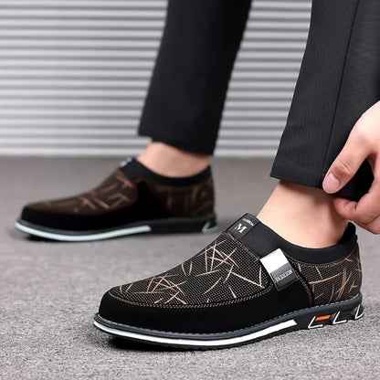 Men’s Luxury Leather Loafers - Classic Slip-On Business, Office, Formal and Party Shoes