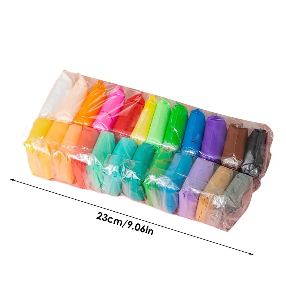 36-Color Air Dry Modeling Clay Kit - DIY Sculpting Set with Tools for Kids Ages 3-12