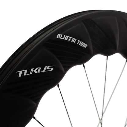 TUKUS C88NEO Carbon Wheelset - 700C Road Bike Racing Wheels with 88mm Deep Rim, 36T Ratchet and Disc Brake Support