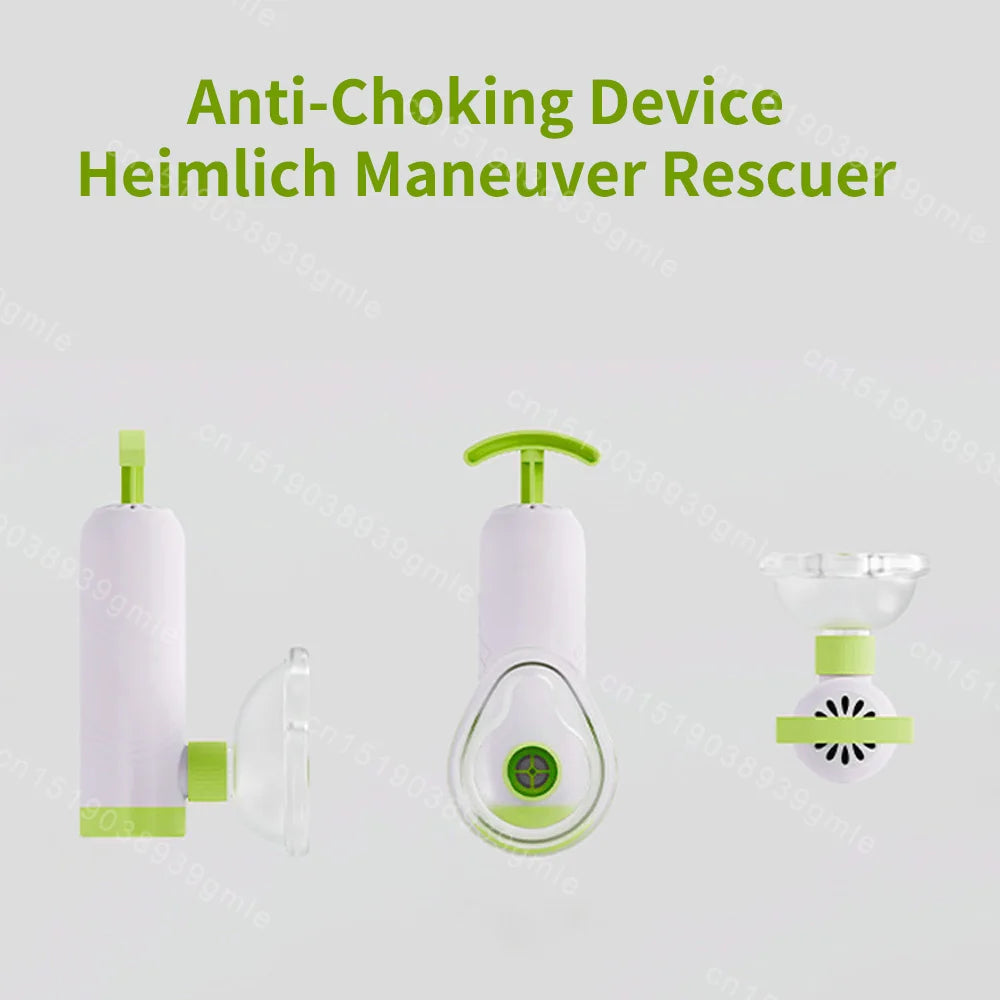 First Aid Anti-Choking Rescue Device – Automatic Airway Assist with 3 Mask Sizes for Adults & Kids, Emergency Kit