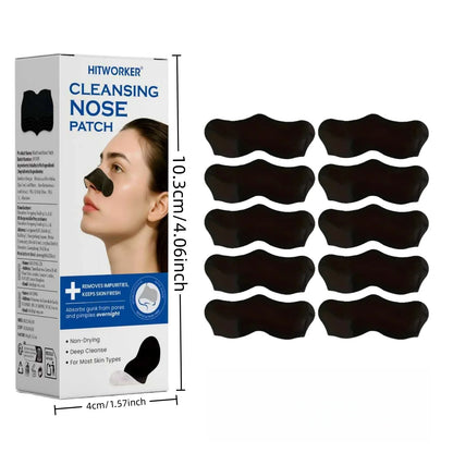 Alcohol-Free Nose Cleansing Strips - Deep-Cleansing Pore Patches for Excess Oil & Refined Skin