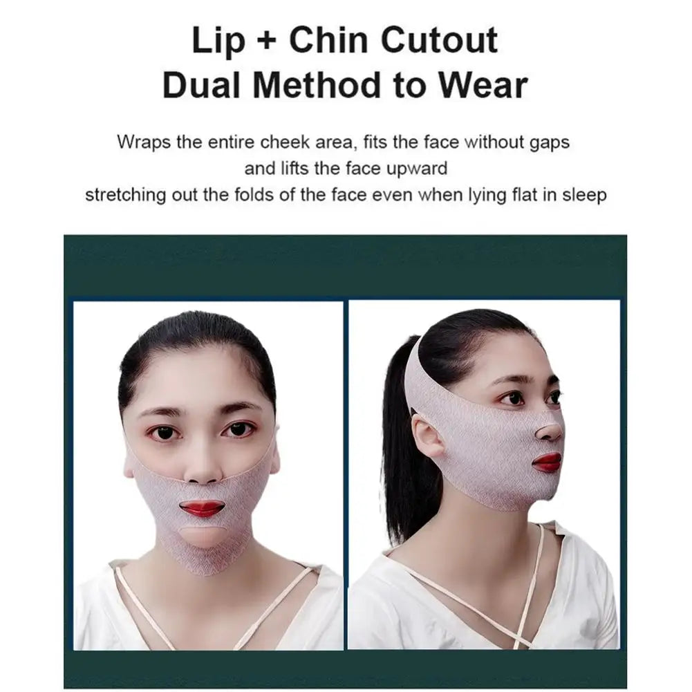 Chin Cheek Slimming Bandage: V Shaper Lifting Mask for V Line Face - Anti Wrinkle Sleeping Strap Band, Beauty Health Essential