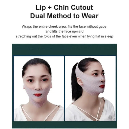 Chin & Cheek Slimming V-Shaper Band — Face Lifting Anti-Wrinkle Strap Mask for Beauty & Health