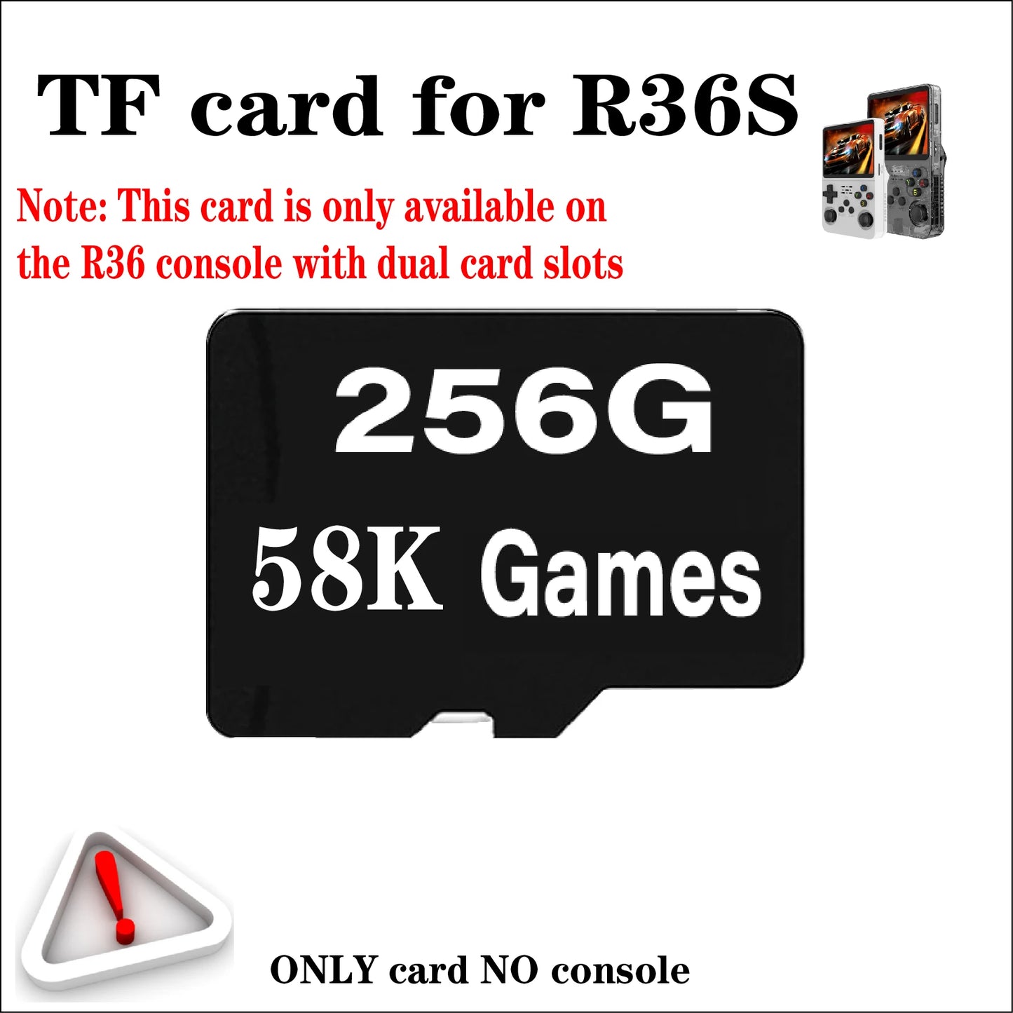 R36S Retro Handheld Game Console TF Card – Linux Portable Pocket Player with 512GB & 90,000 Games