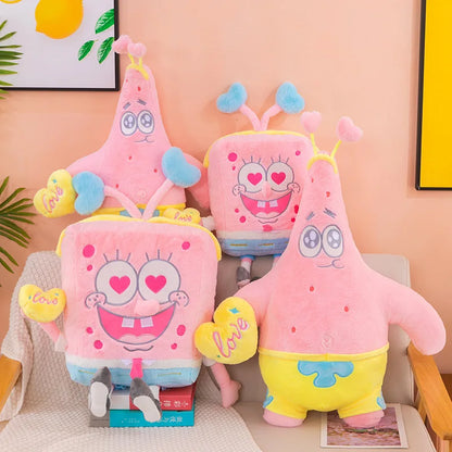 40cm Spongebob Squarepants Patrick Star Plush Toy – Pink Kawaii Cartoon Cosplay Doll, Birthday Gift for Kids, Girls & Boys