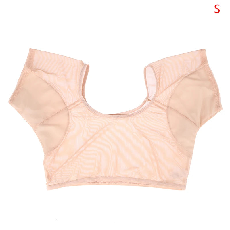 Underarm Sweat Pads for T-Shirt & Vest – Washable Armpit Sweat Guards, Sweat-Proof Clothing Protector for Women & Girls