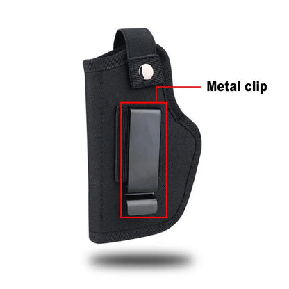 Tactical Universal Gun Holster - Left/Right Hand Waist Concealed Carry for Glock 17/19, Beretta M9, 1911, P226, 9mm Mag Pouch