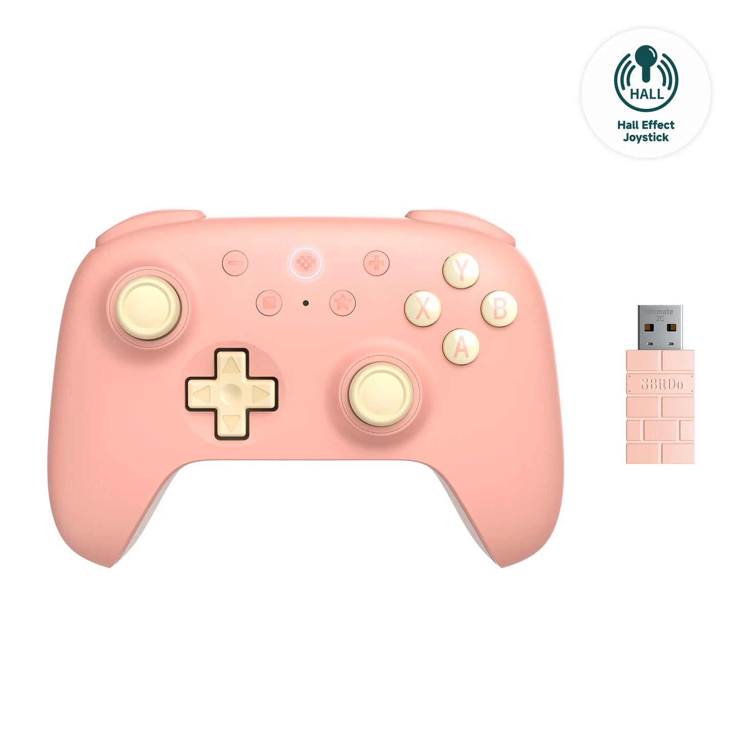 8BitDo Ultimate 2C Wireless Gaming Controller – Hall Effect Gamepad for PC, Windows, Steam Deck, Raspberry Pi & Android