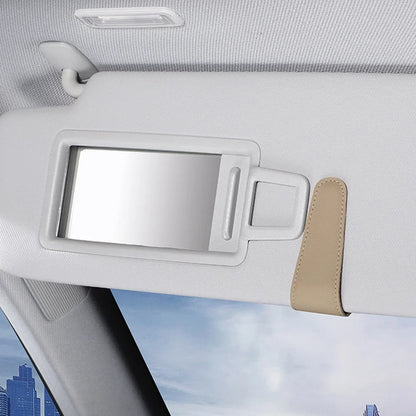Universal Car Sun Visor Organizer Clip – Sunglasses Holder, Card & Pen Storage Auto Accessory
