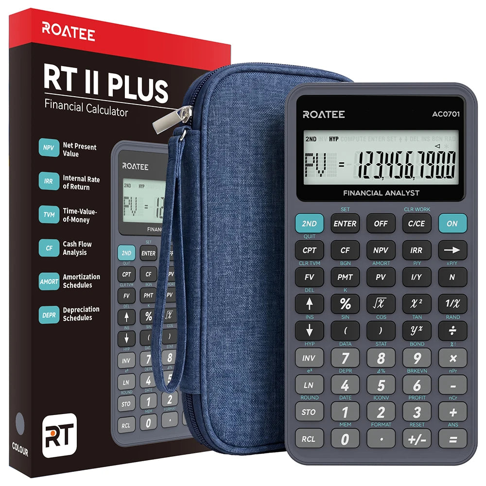 Financial Business Calculator - Cash Flow, Amortization & Break-Even Calculator for Real Estate, Banking & Accounting