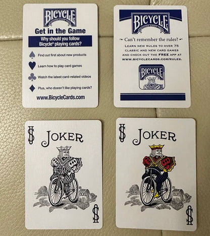 Bicycle Rider Back Playing Cards Deck 808 – Sealed USPCC Poker Cards for Magic Tricks & Stage Performances
