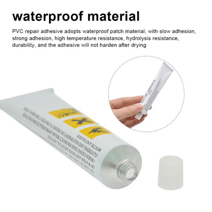 30ml/60ml PVC Adhesive Repair Glue – Waterproof Glue for Inflatable Boats, Toys, Kayaks & Swimming Rings