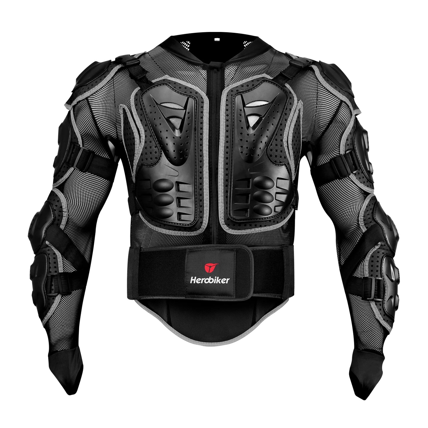 HEROBIKER Men’s Motorcycle Jacket — Motocross Riding Armor with Body Protection, Sizes S-5XL