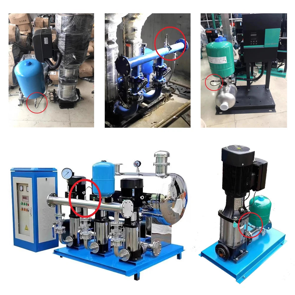 PT506 Pressure Transducer - 0–1/1.6/2.5MPa IP68 Water Pump Sensor, DC24V, G1/4, 4–20mA