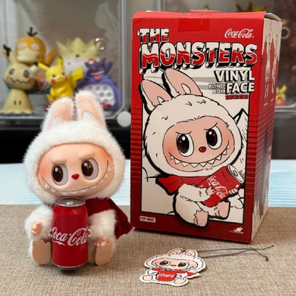Monster Coca Cola Series Vinyl Doll – Labubu Action Figure Keychain Toy, New Year Surprise Gift for Kids
