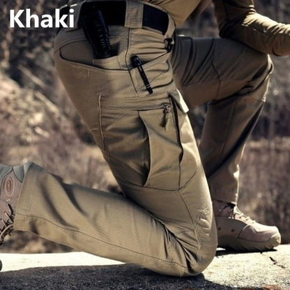 Men’s Tactical Cargo Pants 6XL – Waterproof Multi-Pocket Outdoor Hiking & Fishing Casual Sports Trousers Plus Size Fit