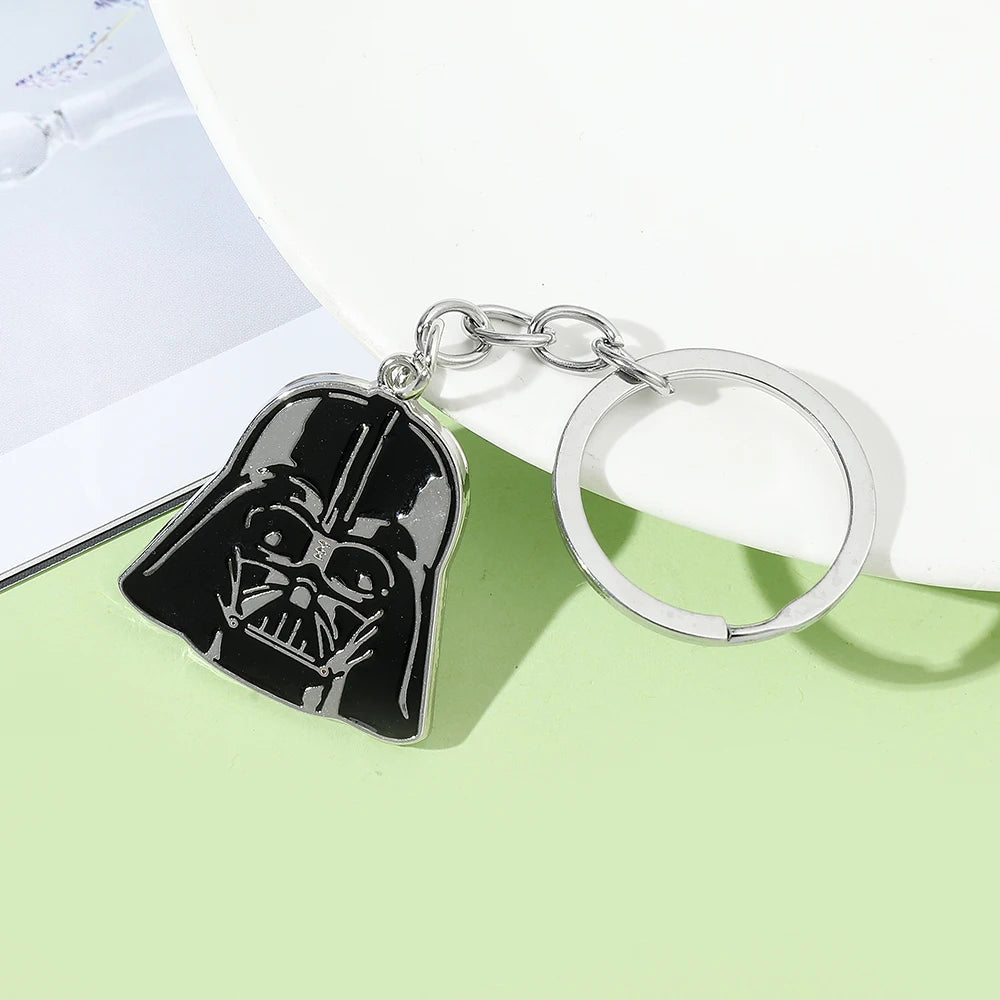 Darth Vader Alloy Metal Keychain Charm - Star Wars DIY Jewelry and Accessories Making Pendant