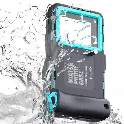 Waterproof Phone Case - 15m Diving Protective Housing with Lanyard for iPhone & Samsung Phones up to 6.8"