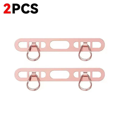 Metal Phone Lanyard Patch Set 1/2/3Pcs – Stainless Steel Side Clip Connector with Double Buckle for iPhone Strap Gasket Attachment