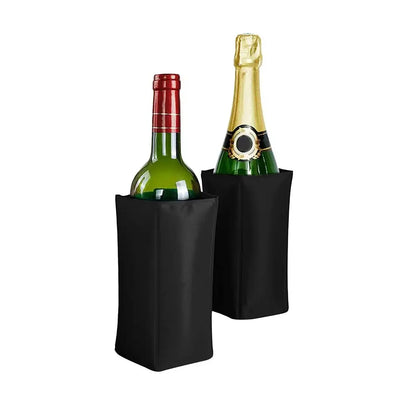 Non-Toxic Reusable Wine Cooler Sleeve – Universal Folding Bottle Chiller with Durable Ice Pack