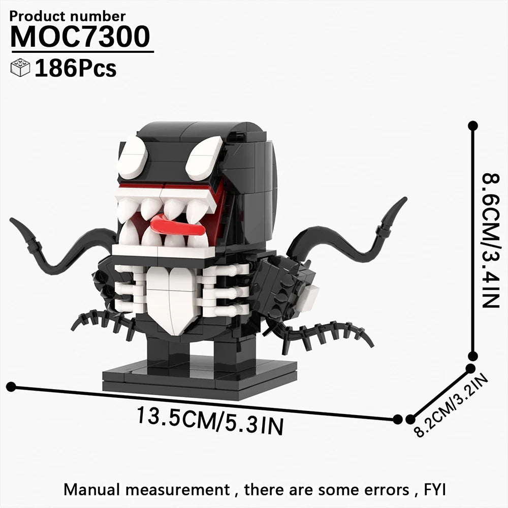 MOOXI Movie Series MOC BrickHeadz Building Blocks Set – DIY Educational Toy for Kids