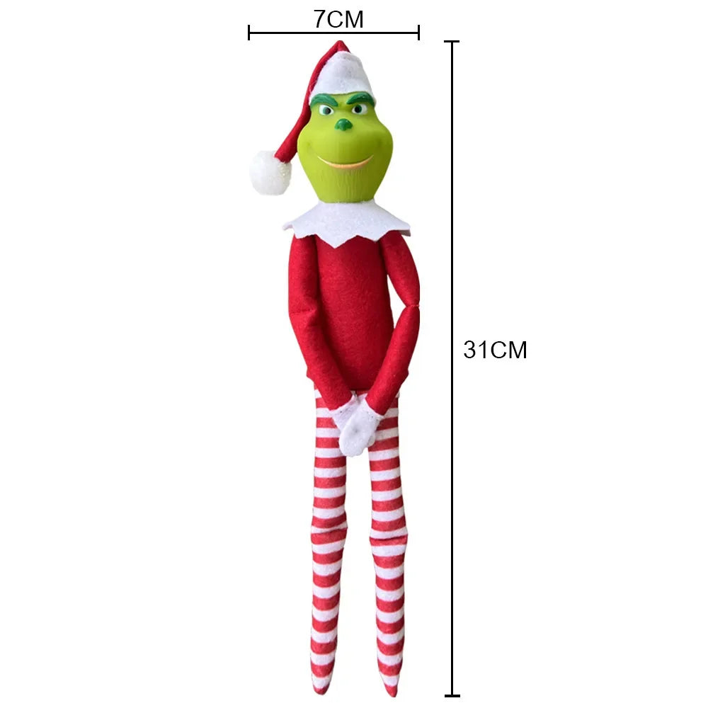 2025 New Anime Christmas Doll – PVC Action Figure Toy for Desk, Bookshelf, and Holiday Gift