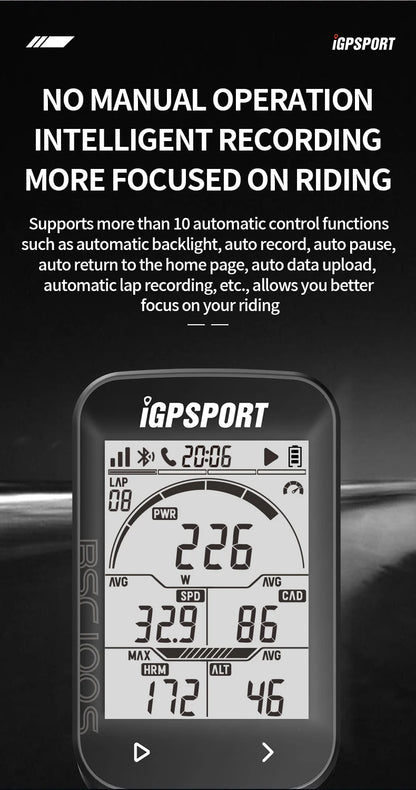 IGPSPORT BSC100S GPS Bike Computer — Wireless Speedometer & Cycling Odometer