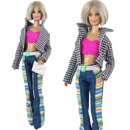 Handmade BABI Doll Clothes – Overcoat Outfit for 11.5-inch (30cm) BJD Dolls, Multiple Styles Gift Set