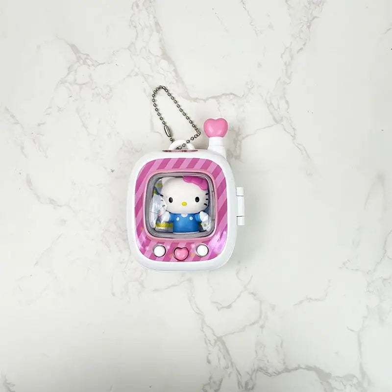 Sanrio Pocket Monster Keychain Series - Cinnamoroll and My Melody Cartoon Collectible Bag Charms