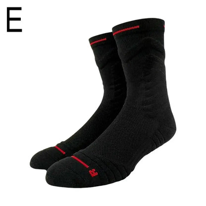 Bullfight 2.0 Men’s Basketball Socks - High-Top Thick Sports Socks for Running & Athletic Training