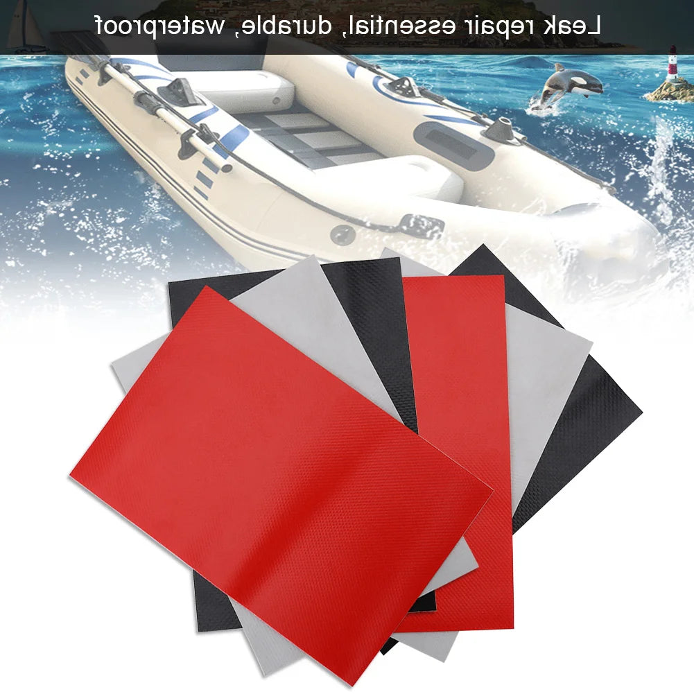 PVC Repair Patches Kit – Accessory Set for Inflatable Rafts, Boats, Canoes & Kayaks