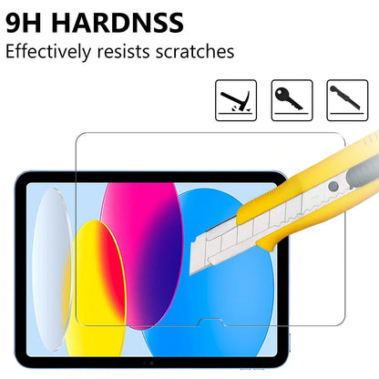 Tempered Glass Screen Protector for iPad 10th Gen 10.9" (2022) – Anti-Scratch Clear Protective Film (A2696, A2757, A2777)