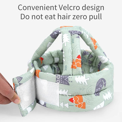 Baby Safety Helmet: Soft Comfortable Head Protection Hat - Adjustable Crash Cap for Head Security, Protective Headgear