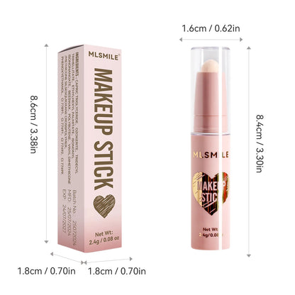 MLSMILE 8-Color High Gloss Pearl Contouring Stick – Face Brightening & 3D Shadow Sculpting Pen