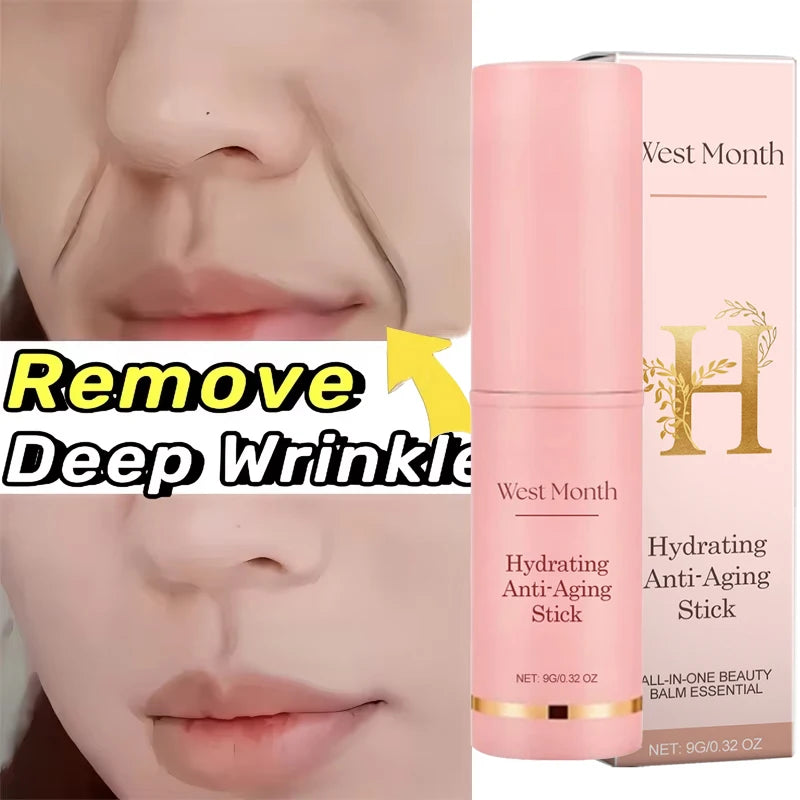 Collagen Multi-Bounce Balm Stick – Instant Wrinkle Removal, Anti-Aging, Firming & Brightening Moisturizer for Dull Skin