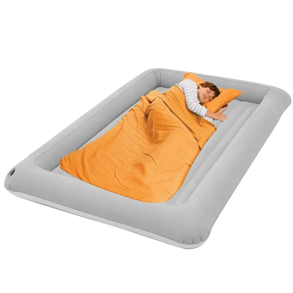 Baby Inflatable Travel Bed – Folding Air Mattress for Car, Plane, Train & Outdoor Travel
