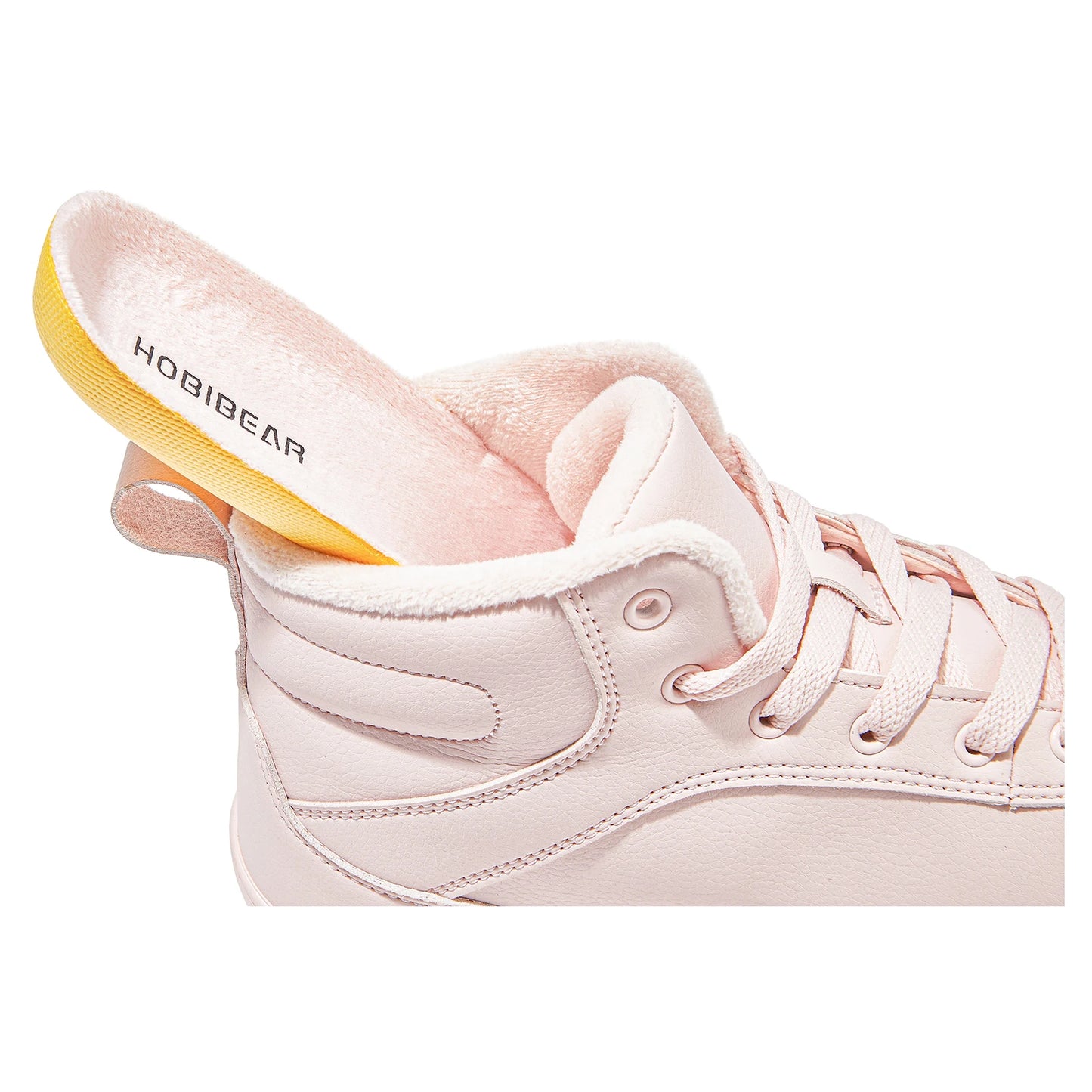 HOBIBEAR Unisex Winter Barefoot Shoes – Wide Toe Box Faux Fur Lined Ankle Sneakers for Women & Men, Artificial Leather Lace-Up