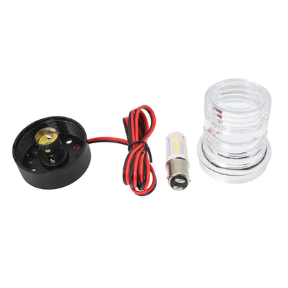 12V/24V LED Boat Navigation Light – 360° Fold Down Marine Signal Anchor Light for Yacht & Sailing